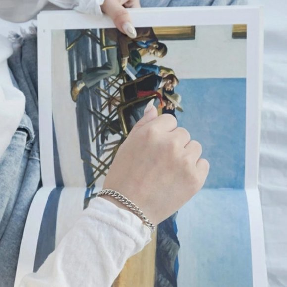 *NEW 925 Sterling Silver Link Chain Bracelet - Picture 6 of 6